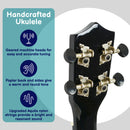 A-Star Ukulele Starter Pack Black Ukuleles