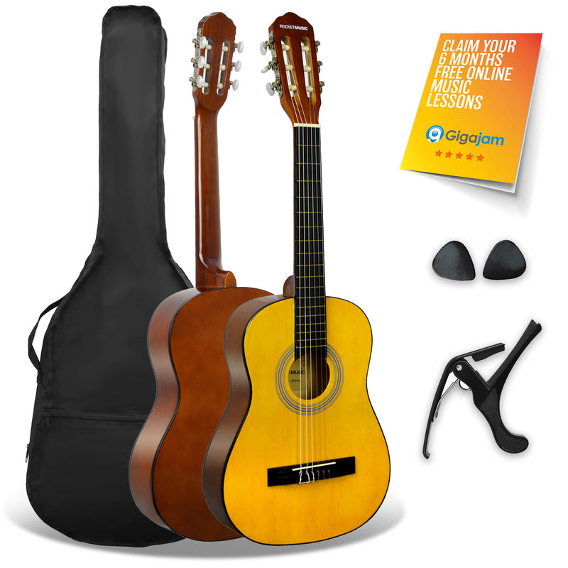 Rocket 1/2 Size Classical Guitar Starter Pack Classical Guitars