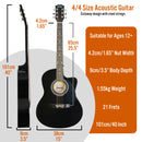 3rd Avenue Full Size Cutaway Acoustic Guitar Pack Black Acoustic Guitars