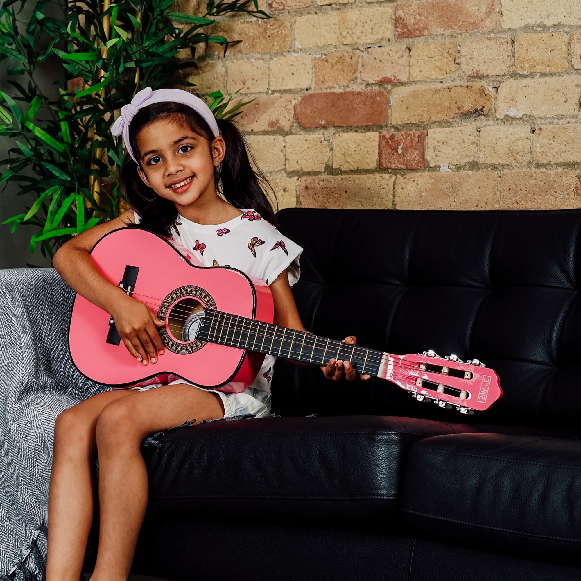 3rd Avenue 1/4 Size Classical Guitar Pack Pink Classical Guitars#Colour_Pink