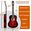 3rd Avenue Full Size Classical Guitar Pack Sunburst Classical Guitars
