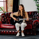 3rd Avenue Full Size Acoustic Guitar Premium Pack Black Acoustic Guitars