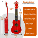 3rd Avenue Soprano Ukulele Ukuleles