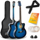 3rd Avenue Full Size Cutaway Electro Acoustic Guitar Pack Natural Acoustic Guitars