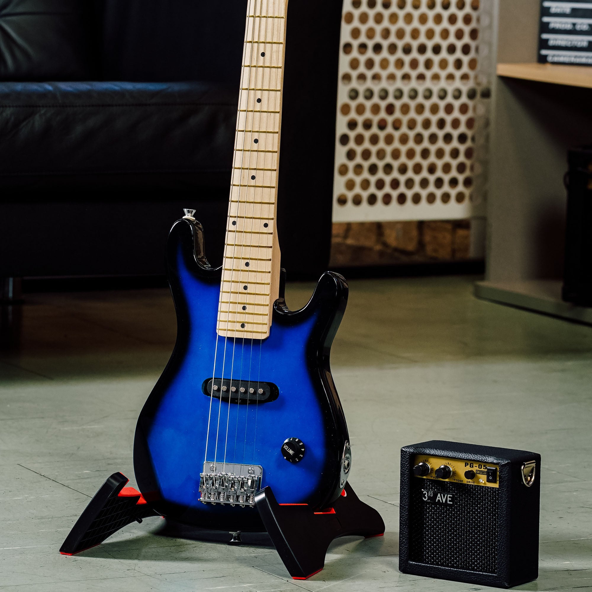 3rd Avenue Junior Electric Guitar Pack Electric Guitars#Colour_Blueburst