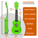 3rd Avenue Soprano Ukulele Ukuleles