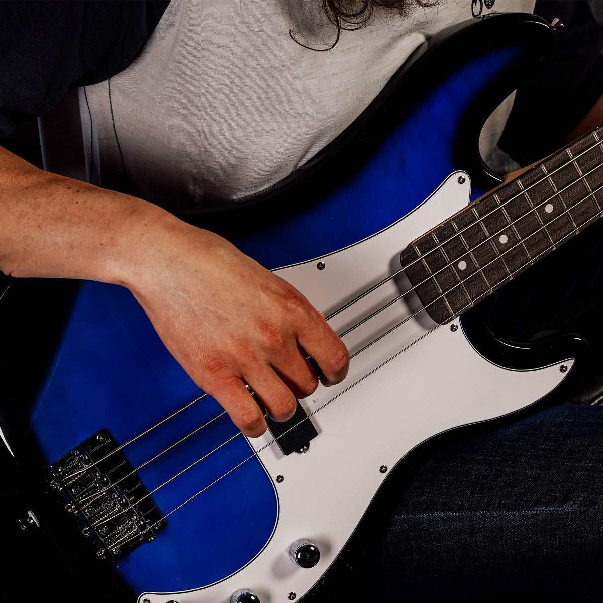 3rd Avenue Rocket Series Electric Bass Guitar Pack Bass Guitars#colour_Blueburst