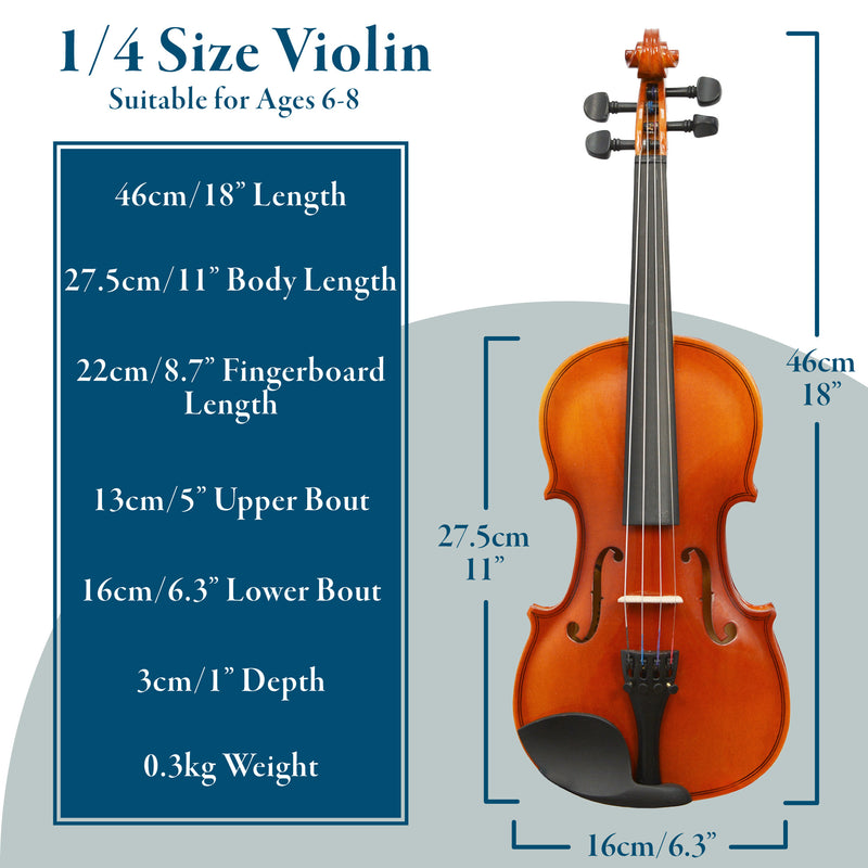 Forenza Uno Series 1/4 Size Violin Outfit