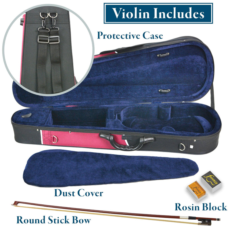 Forenza Prima 2 Violin Outfit - 1/2 size