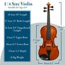 Forenza Prima 2 Violin Outfit - 1/4 size