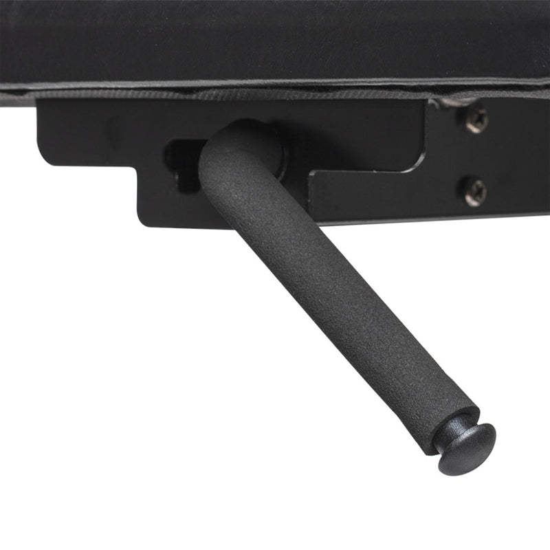 Stagg KEB-A70 Hydraulic Keyboard Bench with Vinyl Top - Satin Black