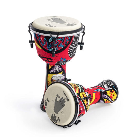 Percussion Plus Slap Djembe - Mechanically Tuned#Size_8 Inch