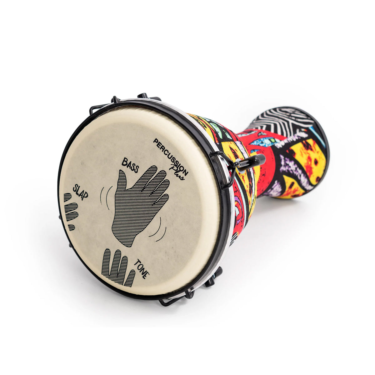 Percussion Plus Slap Djembe - Mechanically Tuned#Size_8 Inch