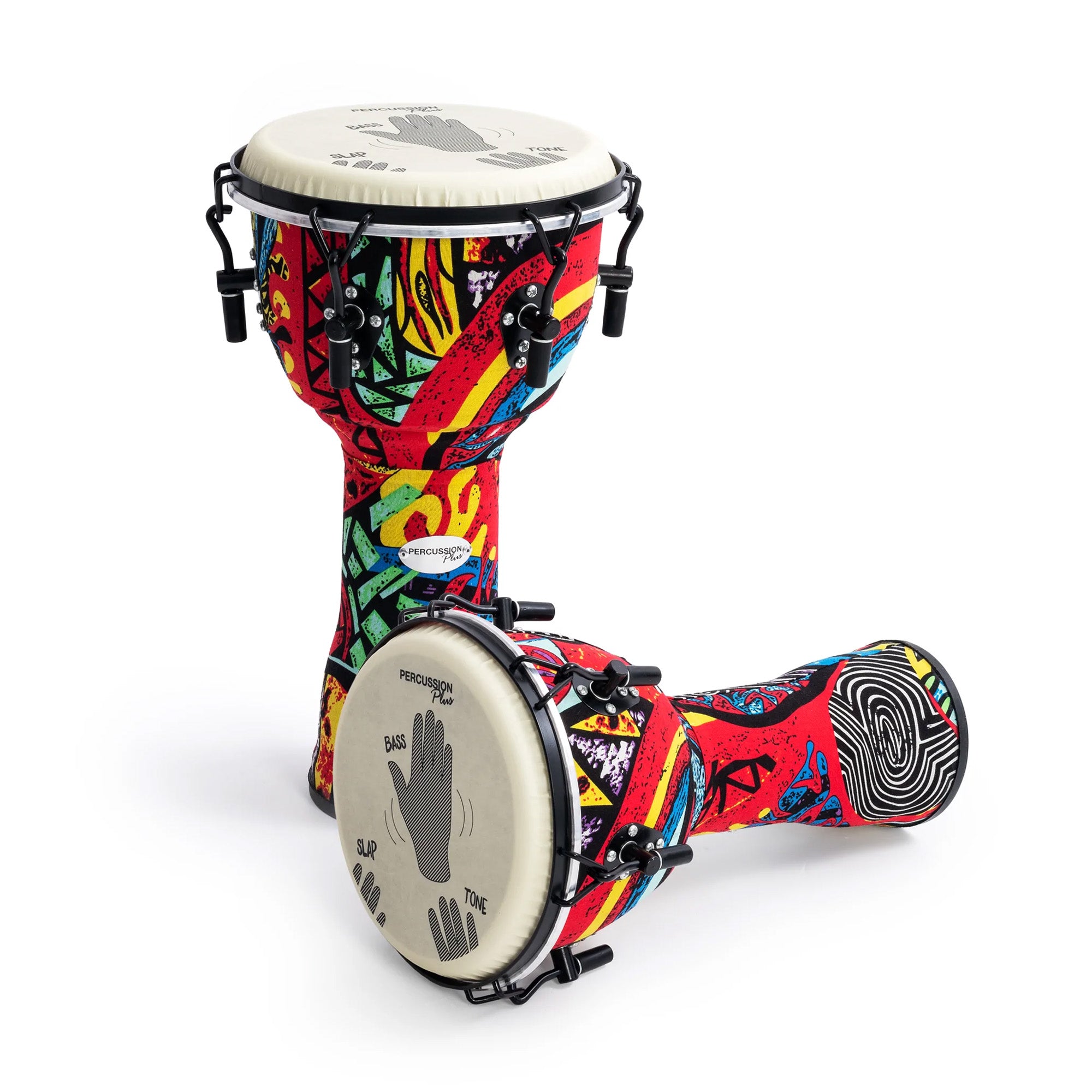Percussion Plus Slap Djembe - Mechanically Tuned#Size_10 Inch