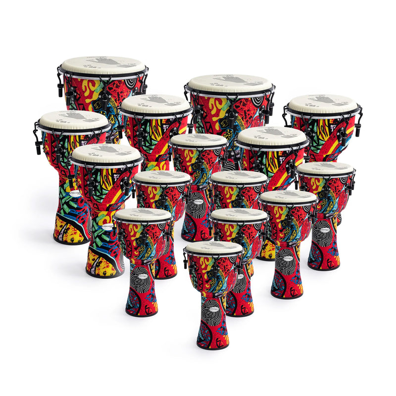 Percussion Plus Slap Djembe Mechanically Tuned - 15 Pack