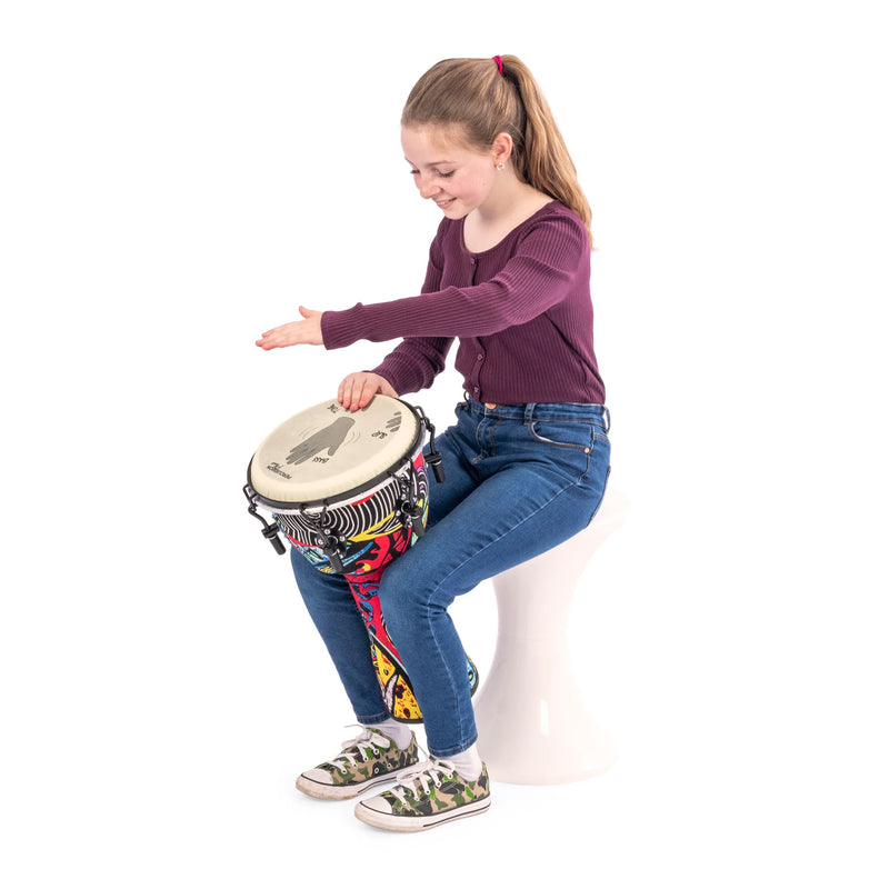 Percussion Plus Slap Djembe Mechanically Tuned - 15 Pack