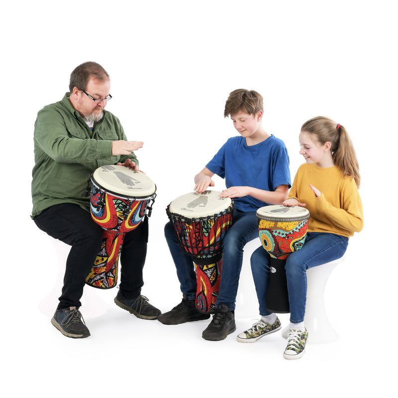 Percussion Plus Slap Djembe Mechanically Tuned - 15 Pack