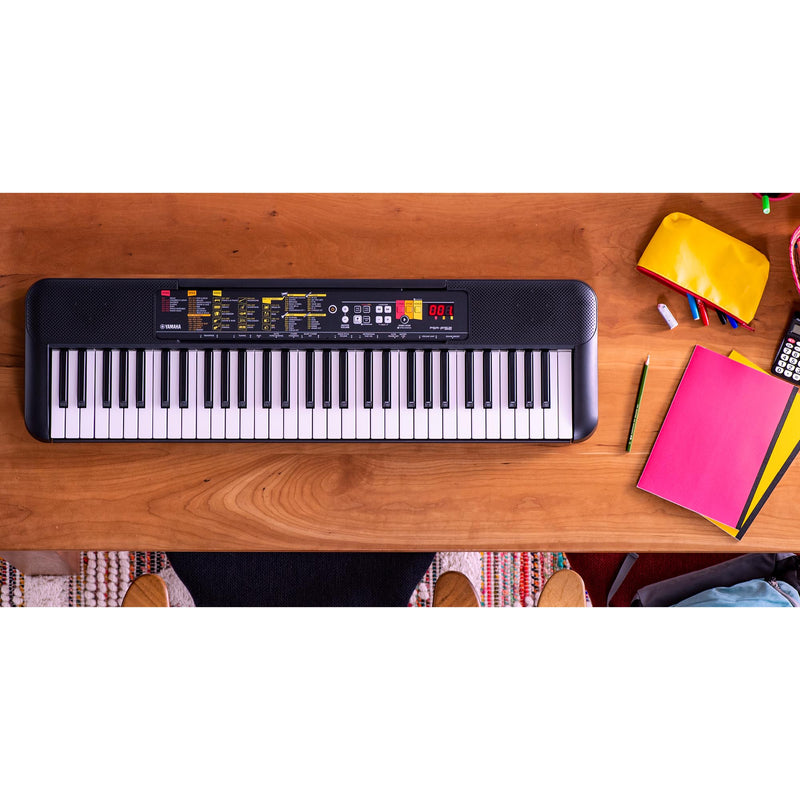 Yamaha PSR-F52 Digital Keyboard, schwarz – Kompaktes digitales Keyboard für Einsteiger mit 61 Tasten, 144 Instrumentenklängen und 158 Begleit-Styles Yamaha PSR-F52 Digital Keyboard, schwarz – Kompaktes digitales Keyboard für Einsteiger mit 61 Tasten, 144 Instrumentenklängen und 158 Begleit-Styles