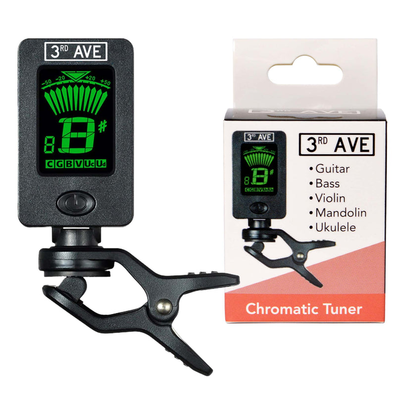 3rd Avenue Chromatic Clip-On Digital Tuner