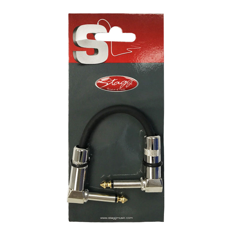 Stagg SPC010L DL 10cm Patch Cable L Plug - Pack of 10