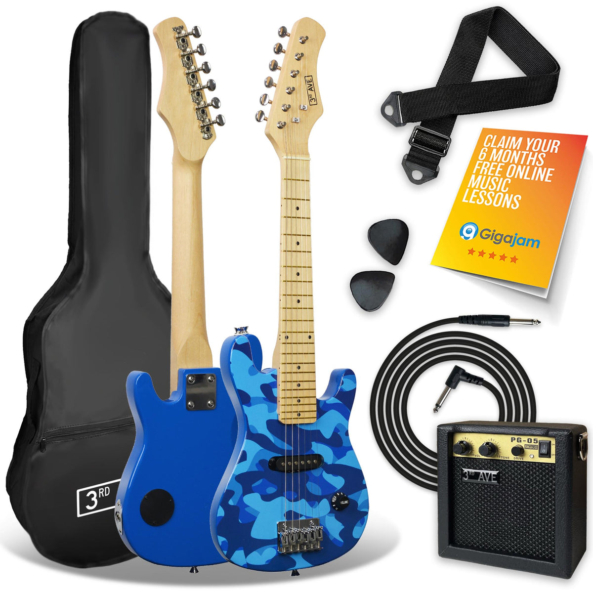 3rd Avenue Junior Electric Guitar Pack - Main Image