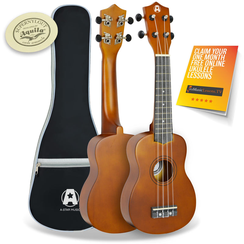 A-Star Soprano Ukulele With Bag Ukuleles