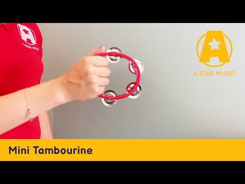 A-Star Mini Tambourine | AP3411RD