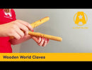 A-Star Wooden World Claves | BDJ004