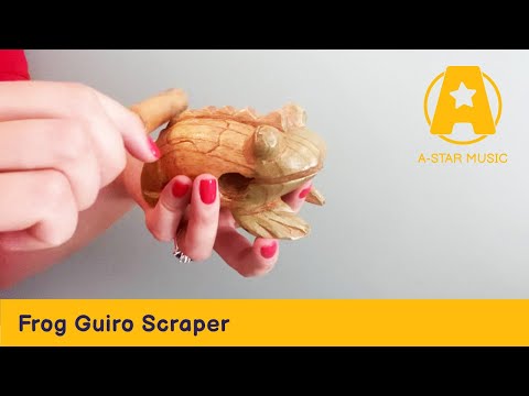 A-Star Frog Guiro Scraper Sound Effect |  BDJ009