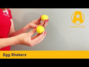 A-Star Pair of Yellow Egg Shakers | AP5201YE