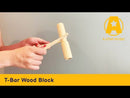 A-Star T Bar Woodblock | AP4223