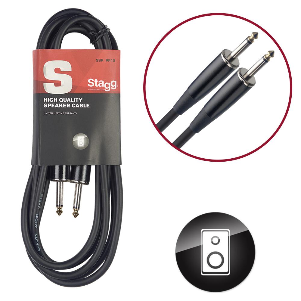 Jack to Jack Speaker Cable 6m Cables and Connectors#Size_6m